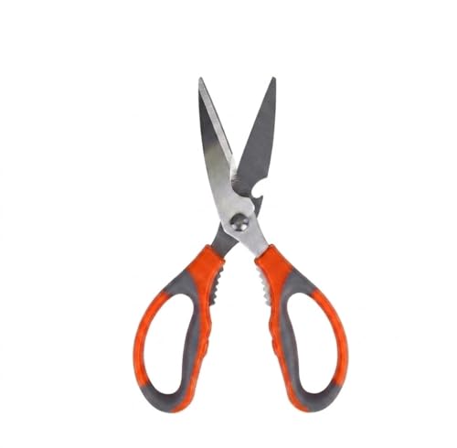 Multipurpose Kitchen Scissors Heavy Duty Stainless Steel | Utility Scissors for Meat, Fish, Poultry, Vegetables & Herbs | Wire Cutting Scissor with Ergonomic Anti-Slip Handle - Image 6