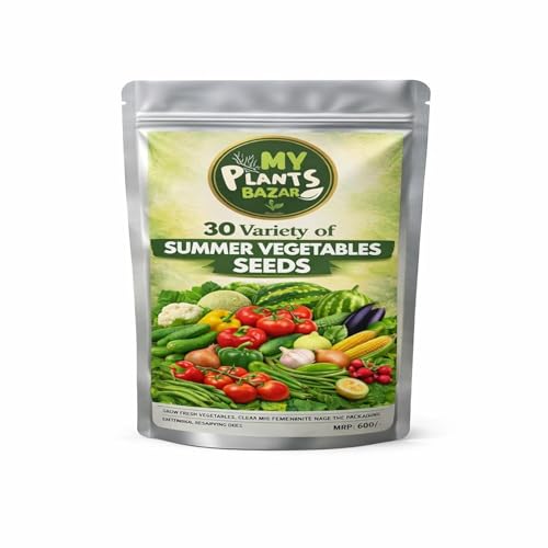 SUMMER SEEDS COMBO PACK – 12/30/50 Varieties | Veg, Leafy & Flower Seeds | High Germination | Home Gardening Kit | Balcony & Terrace Garden Seeds (30 Summer Veg Seeds Combo) - Image 5